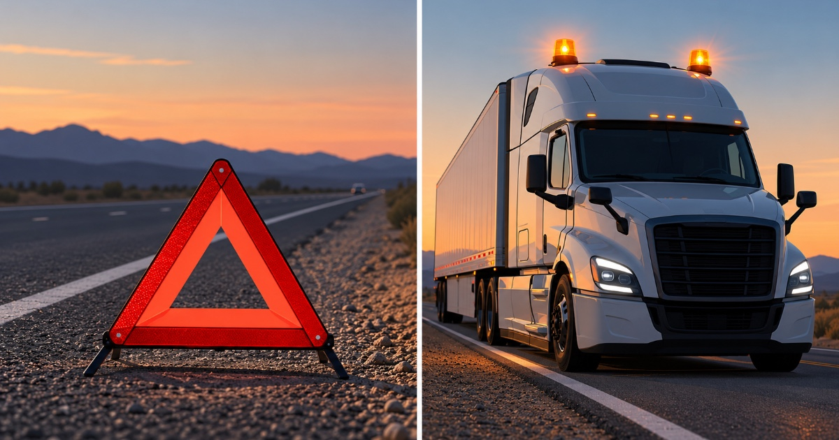 U.S. Approves Beacons Instead of Triangles for Certain Level 4 Autonomous Trucks