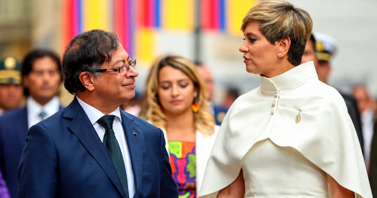 Gustavo Petro y Verónica Alcocer © presidencia.gov.co