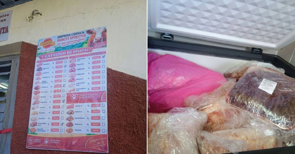 State-Owned Store in Sancti Spíritus Offers Beef Byproducts with Purchase Limits