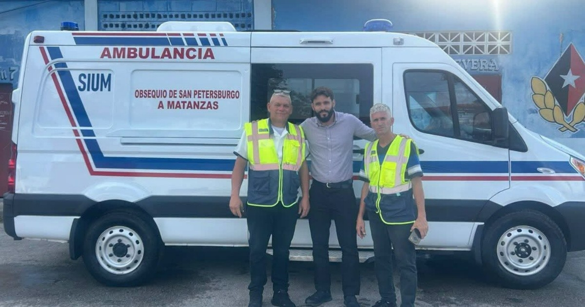 Advanced Ambulance Gifted by St. Petersburg to Matanzas