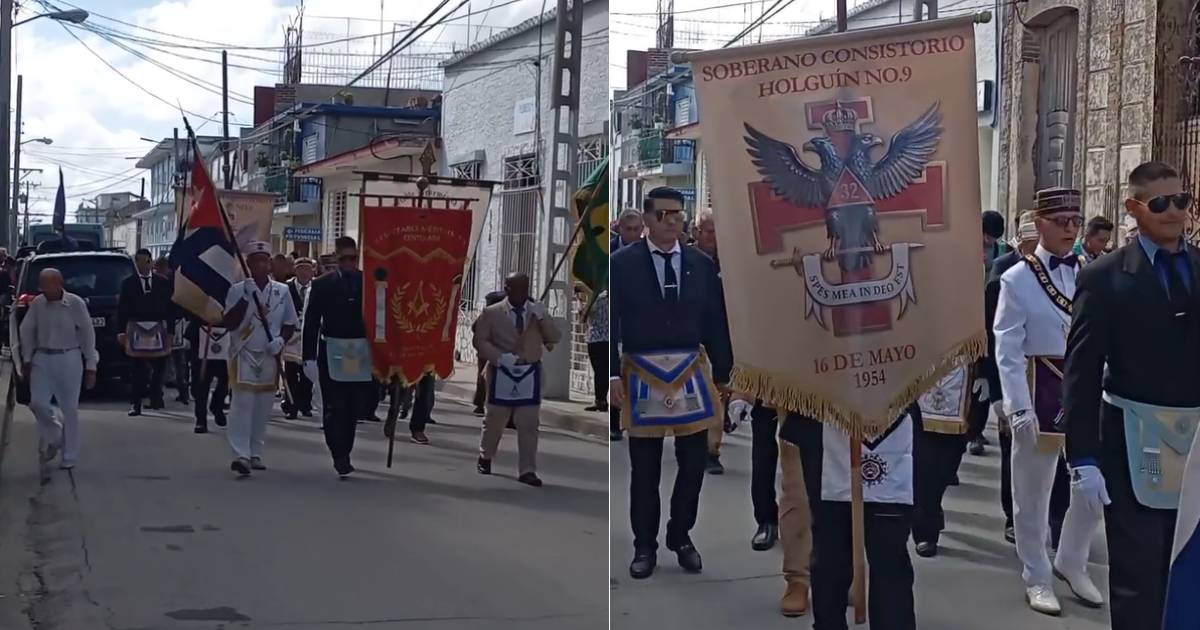 Cuban Witnesses Impressive Masonic Parade in Holguín: "I've Never Seen Anything Like This"