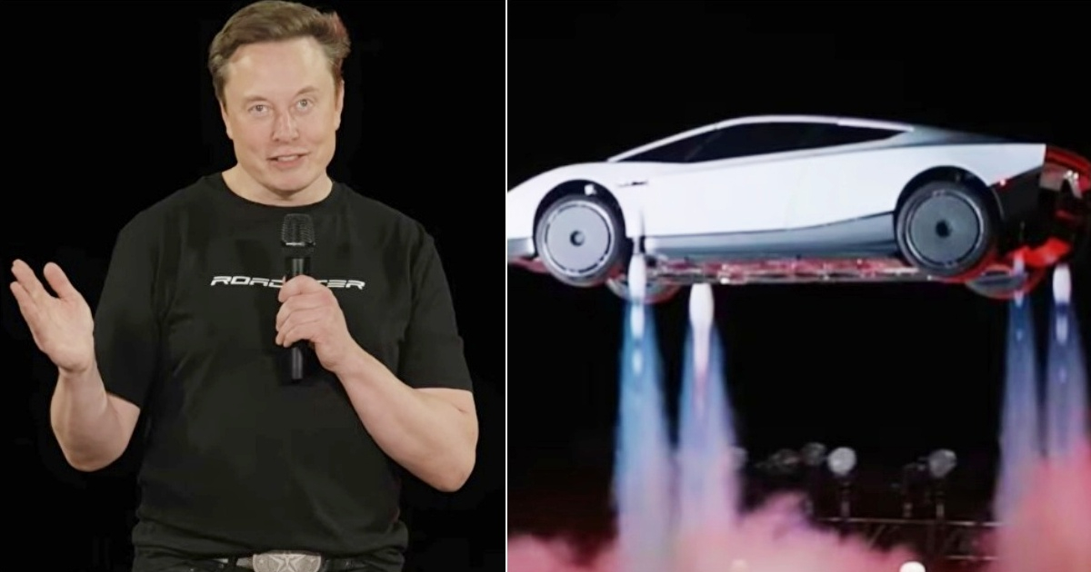 Elon Musk Unveils Tesla's "Flying" Car: Aerial Acrobatics and Rocket-Like Speed
