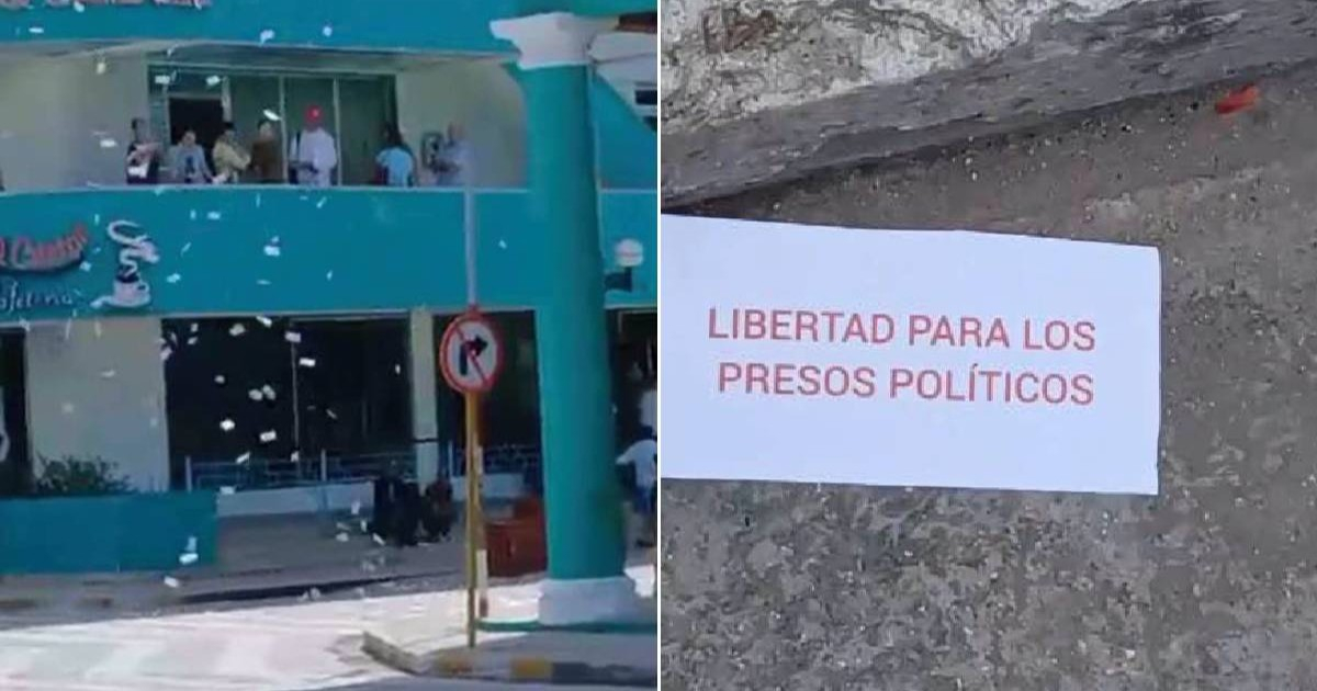 Leaflets Scattered in Holguín Center Demand Freedom for Cuban Political Prisoners