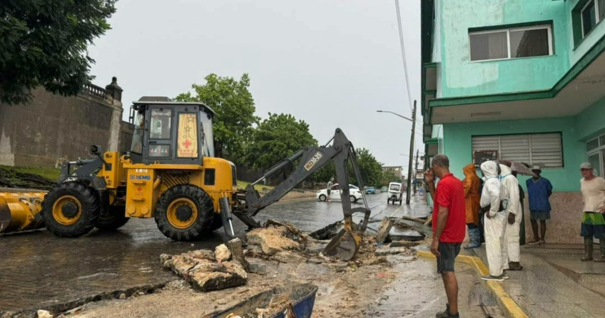 Severe Rain Causes Landslide in Central Matanzas