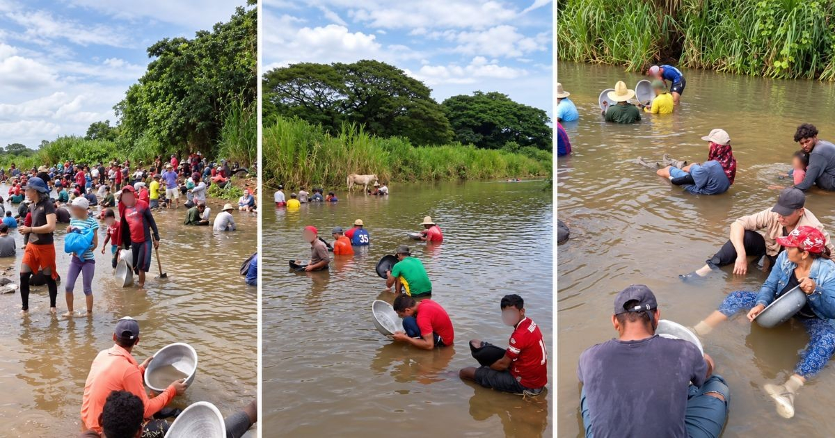 Gold Rush in Granma: Illegal Gold Prospecting Draws Crowds to Cuban River