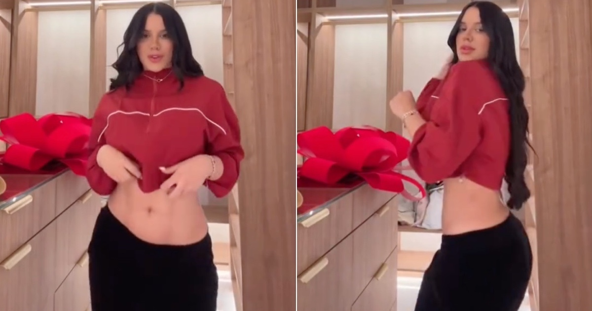 Samantha Espineira Flaunts Postpartum Figure with a Playful Jibe on Social Media