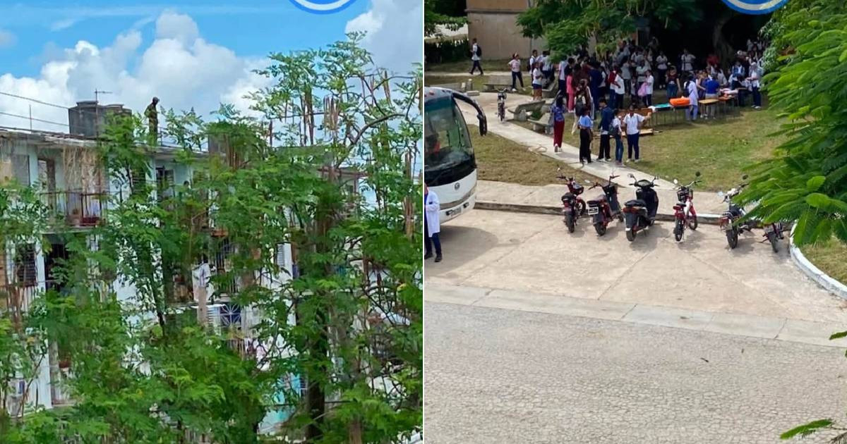 Despliegue de seguridad y recogida de desechos en Camagüey ante la supuesta visita de Díaz-Canel © Facebook/La Hora de Cuba