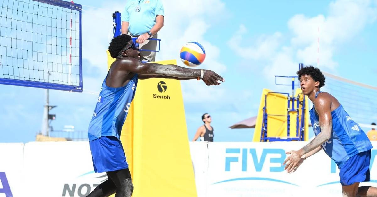 Cuban Duo Damián Gómez and Eblis Veranes Secure Silver at NORCECA Beach Volleyball Stop in Punta Cana