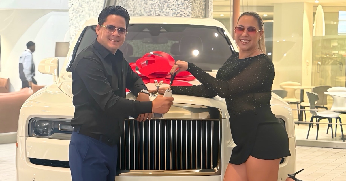 Miss Dayana Surprises Husband with Lavish Rolls-Royce Birthday Gift