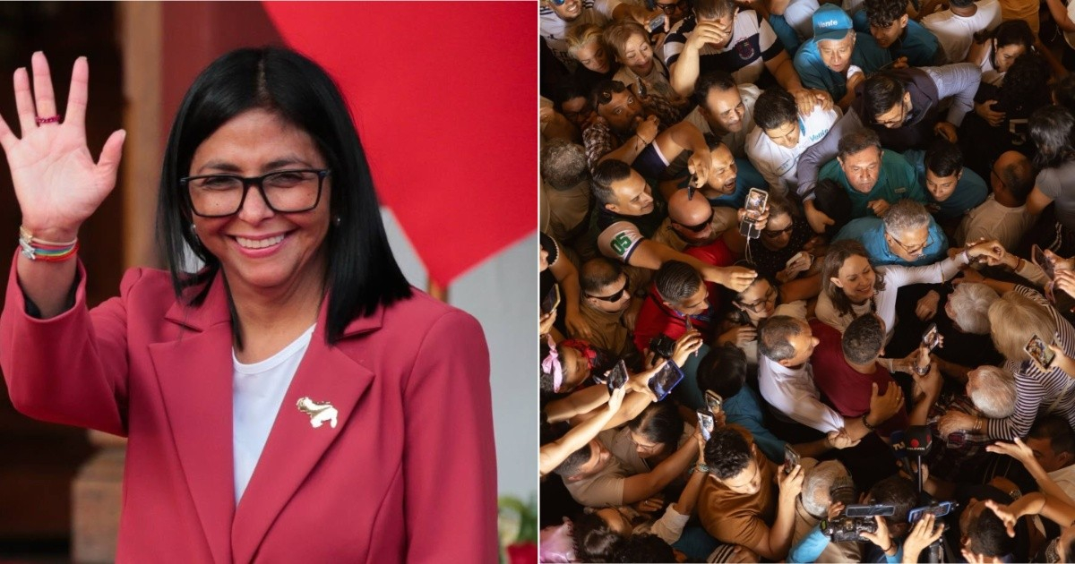 Delcy Rodríguez Dismisses María Corina Machado's Return to Venezuela as a "Spectacle"
