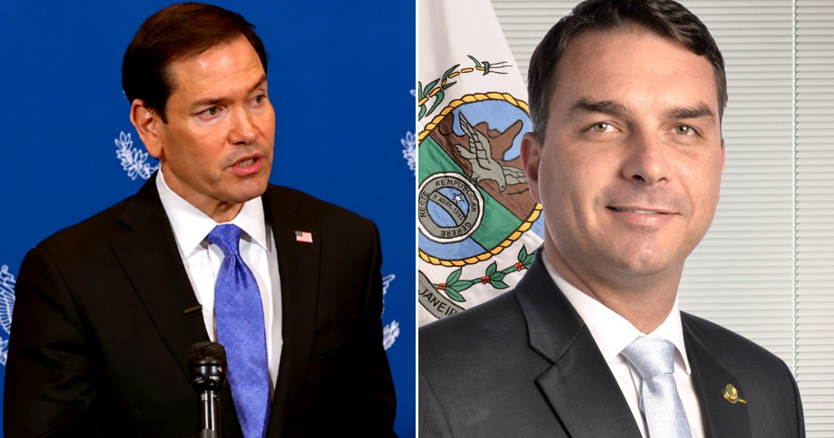 Flávio Bolsonaro Allegedly Flees Brazil for U.S. with Marco Rubio's Help