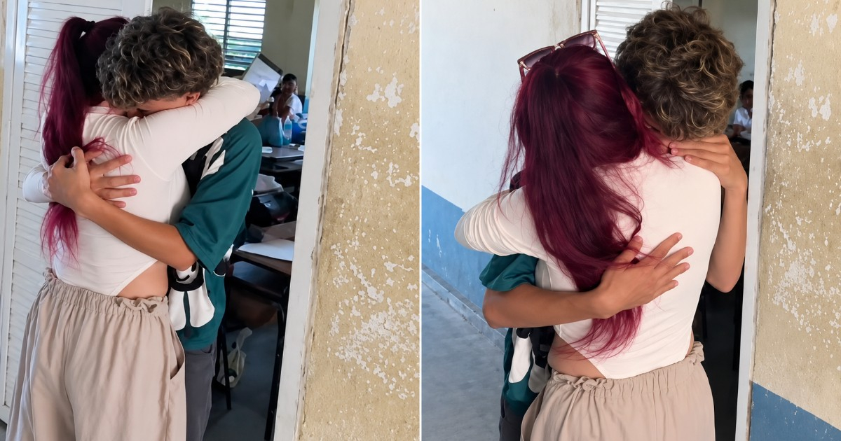 Surprise Reunion: Mother and Son Reunite After Four Years Apart in Cuban School