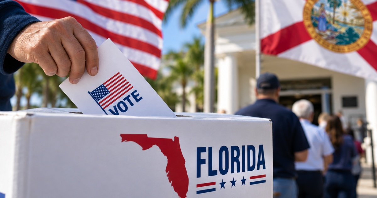 Votación en Florida (Ilustración de referencia) © Ilustración generada con ChatGpt