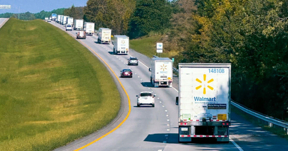 Camiones de Walmart, imagen de referencia © Walmart Corporate