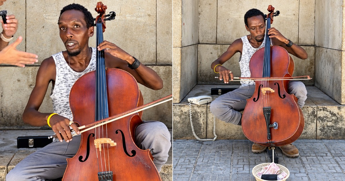 Renowned Cellist Shifts from National Ballet Orchestra to Havana's Streets: "In Cuba, It's All Upside Down"
