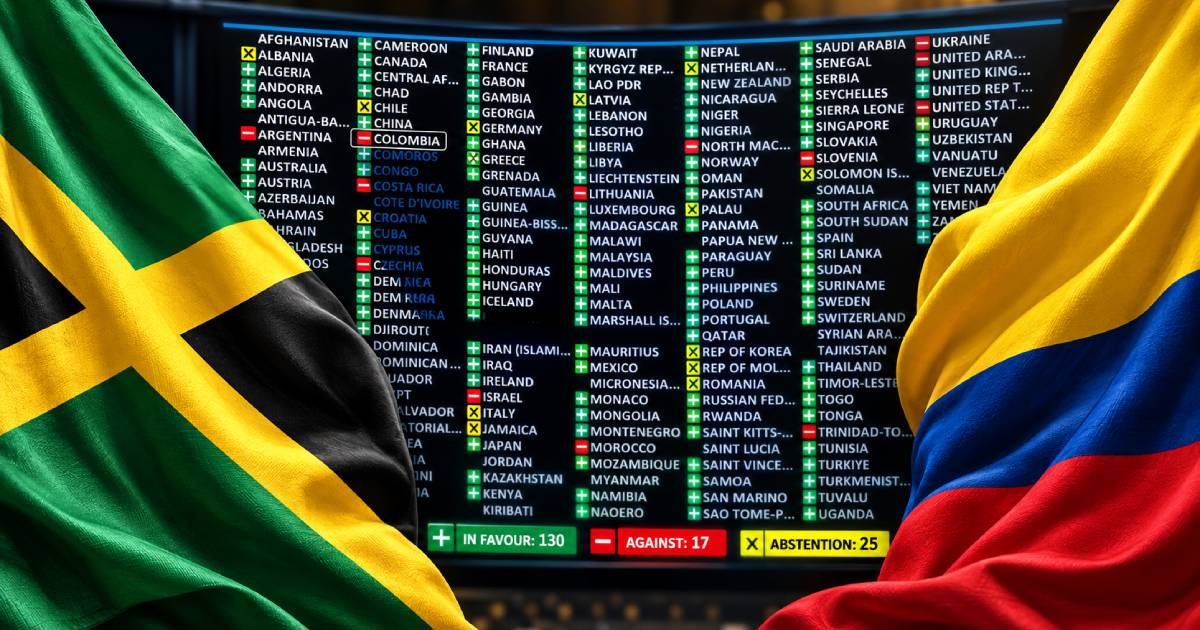 Jamaica Stands Firm Against Alleged U.S. Pressure; Colombia Takes a Stand on UN Vote Concerning Cuba