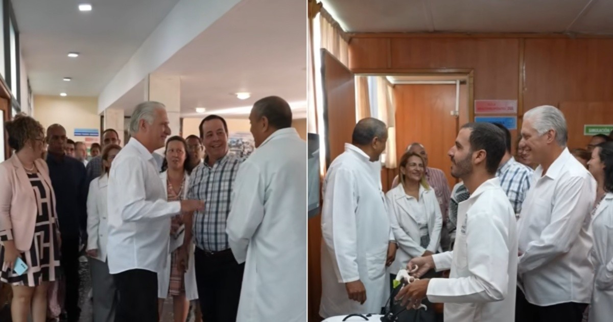 Cubans Challenge Díaz-Canel's Hospital Visit: "Did You See the Restrooms, the Ambulances?"