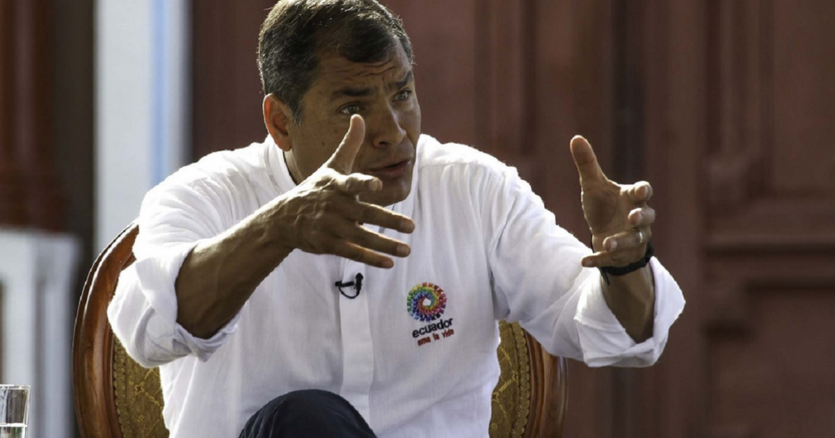 Rafael Correa © Facebook/AgenciaAndes