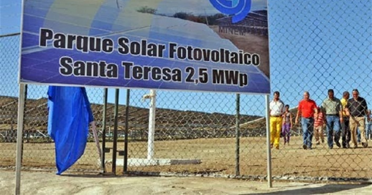 Parque Fotovoltaico © Venceremos