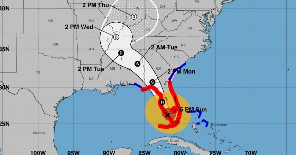 Huracán Irma en la Florida © NOAA