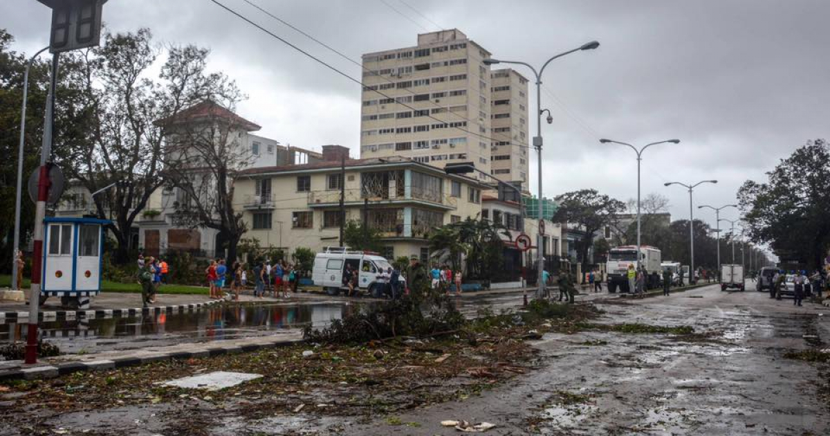 Irma en La Habana escombros © Cibercuba