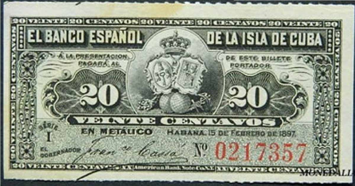  © Se exhiben en museo de Colón, Matanzas, billetes de más de un siglo de acuñados