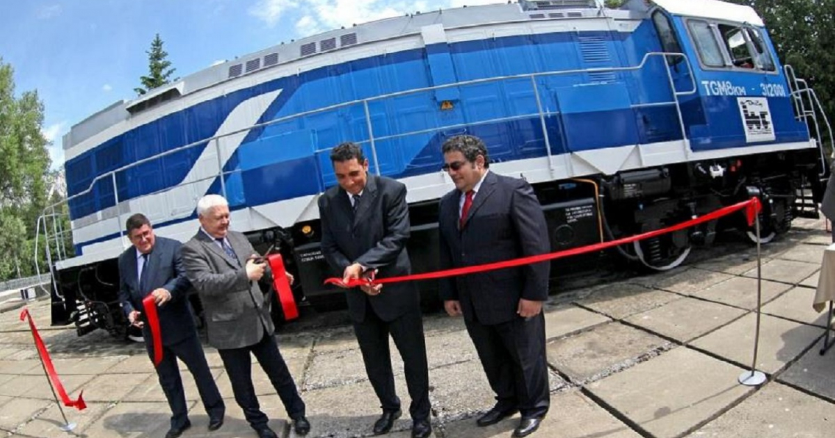 Primera locomotora Sinara a Cuba © https://www.sinara-group.com