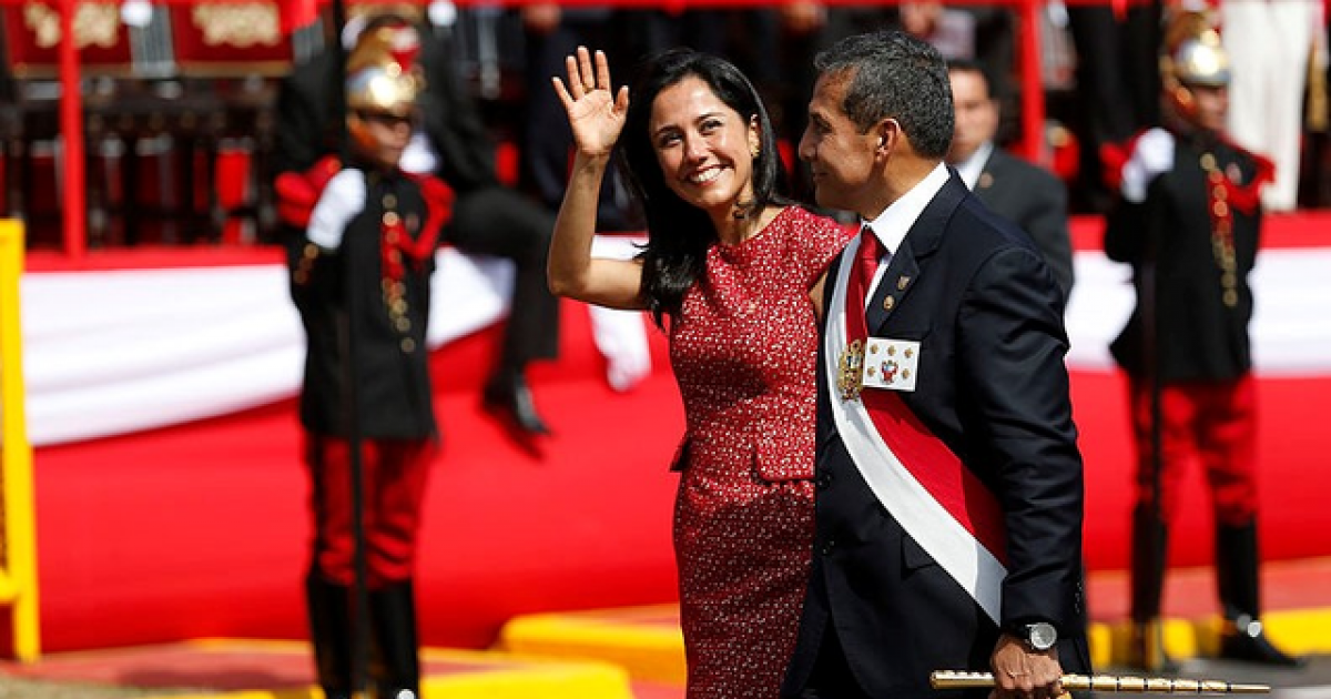 Ollanta Humala y su esposa Nadine Heredia © Wikimedia Commons