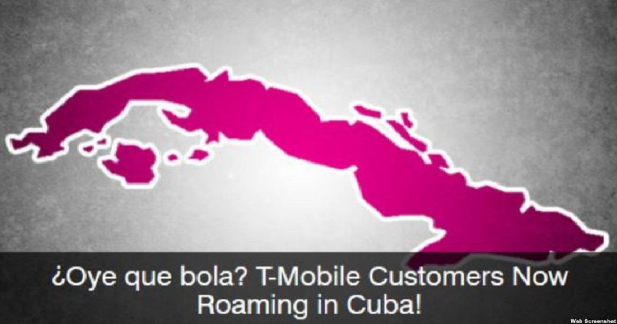 T-Mobile anuncia tarifas de roaming en Cuba © Webscreenshot
