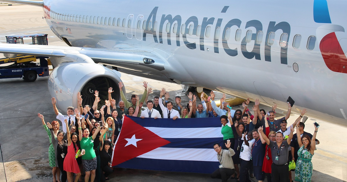 American Airlines se mantiene en Cuba © American Airlines/Twitter