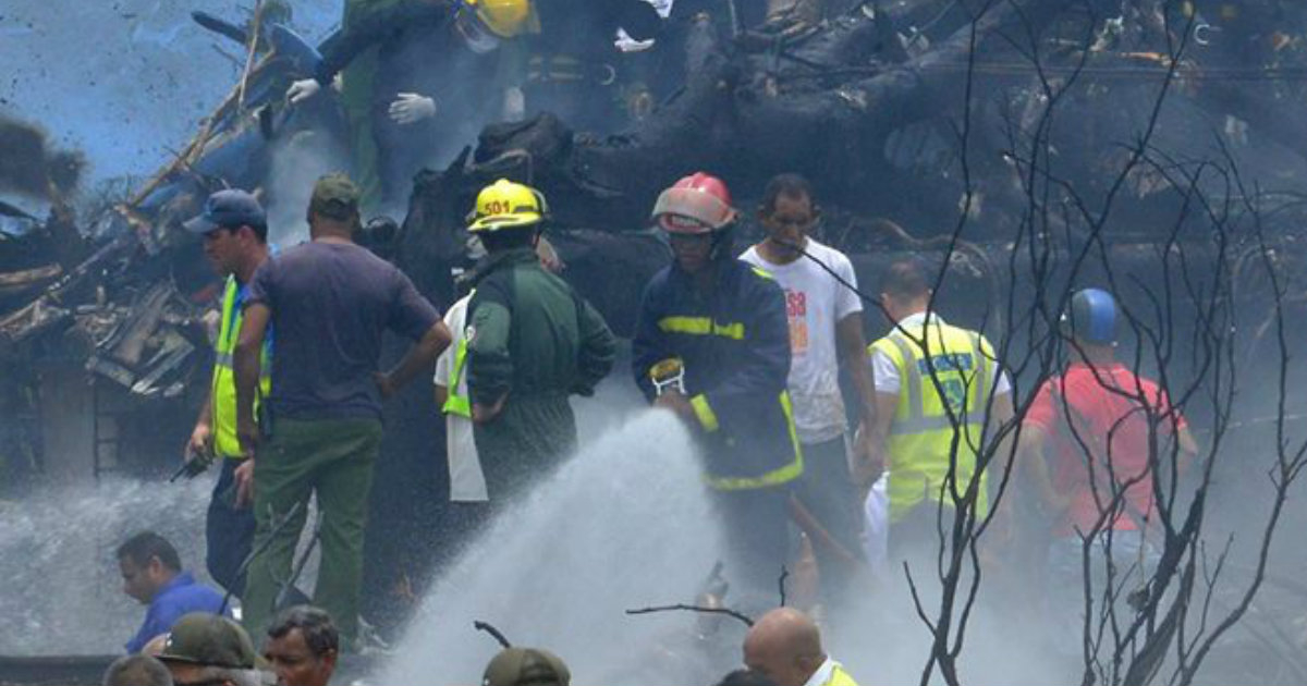 Accidente aéreo en Cuba © Canal Habana
