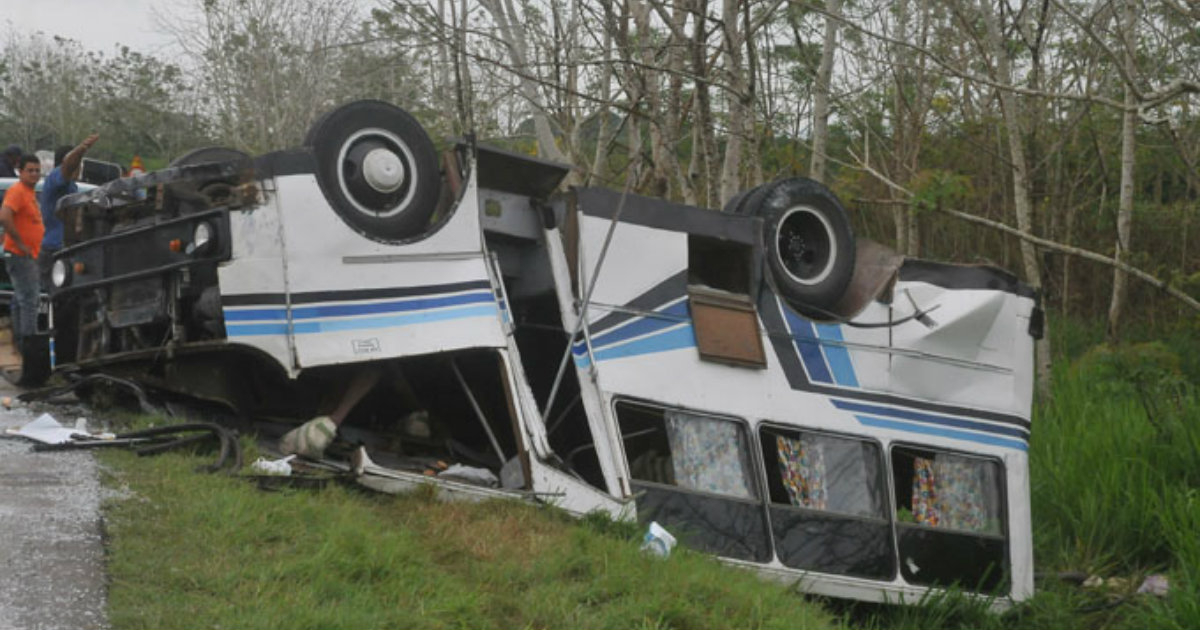 Accidente de tráfico en Cuba. © LaDemajagua.