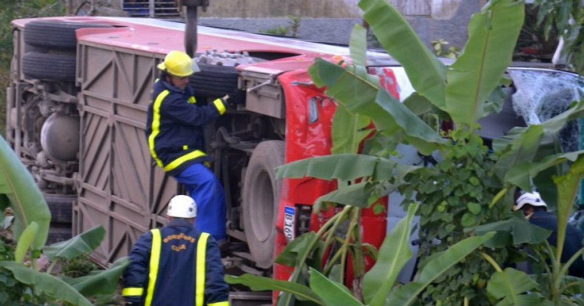 Accidente en Yaguajay © Escambray / Luis Francisco Jacomino