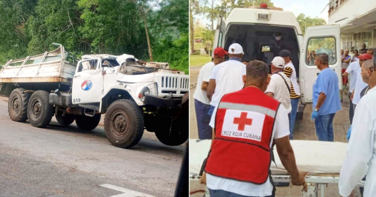 Camión del MININT sufre grave accidente en Artemisa, 22 heridos