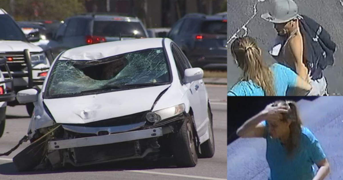 Escena del accidente © Departamento de Policía de Tampa
