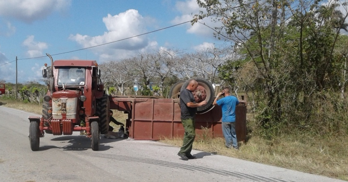 Accidente en Placetas © Radio Placetas