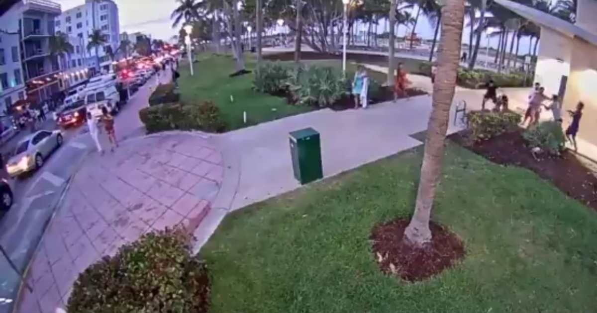 Captura de la grabación difundida por la Policía de Miami Dade. © Policía Miami Dade / Twitter
