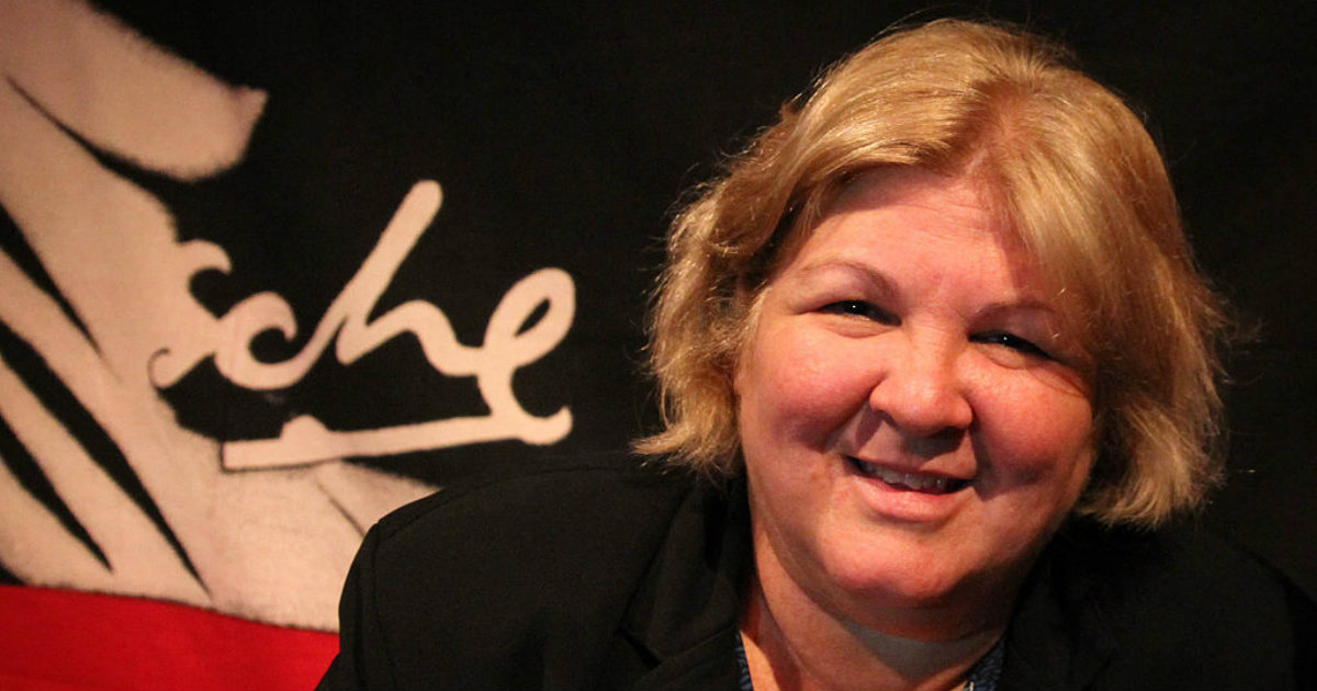 Aleida Guevara durante una entrevista © Wikimedia Commons