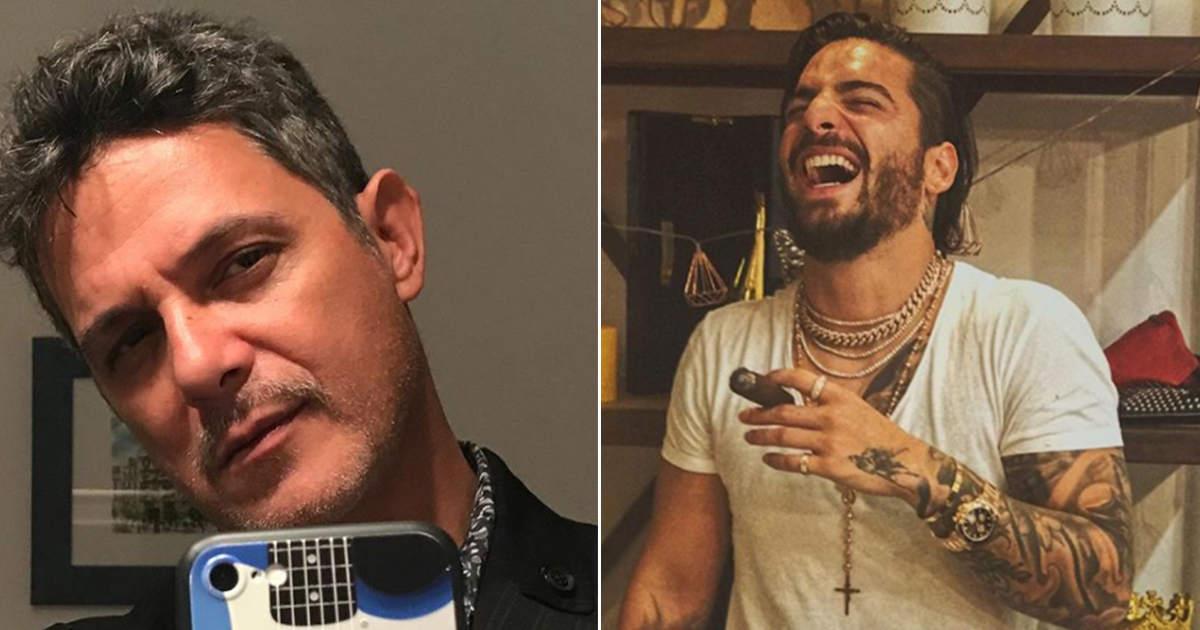 Maluma y Alejandro Sanz © Collage /@alejandrosanz / @maluma Instagram