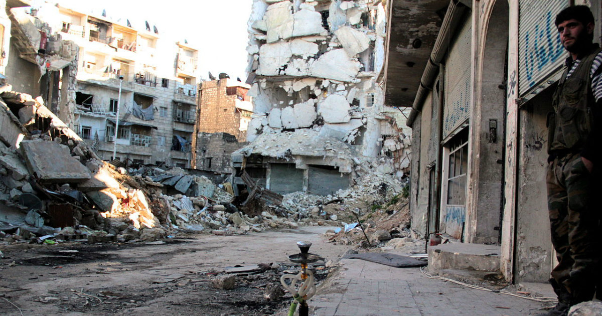 Calles de Aleppo destruidas por el conflicto en Siria © Foreign and Commonwealth Office / Flickr