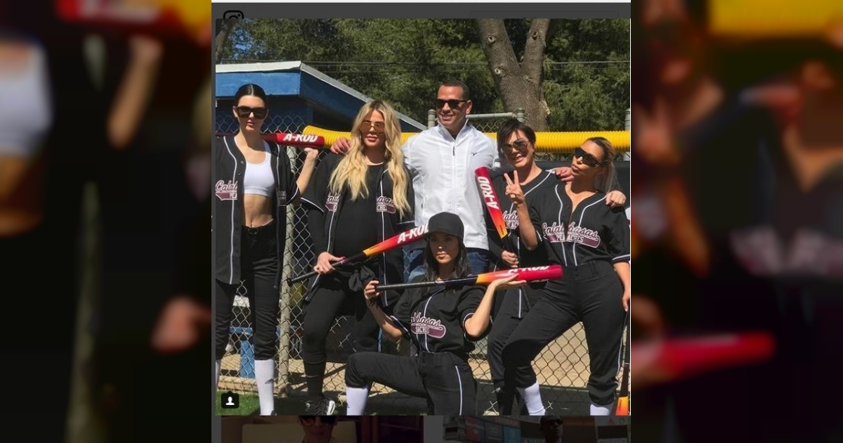 Alex Rodríguez y las Kardashian © Alexander Rodríguez/ Instagram 