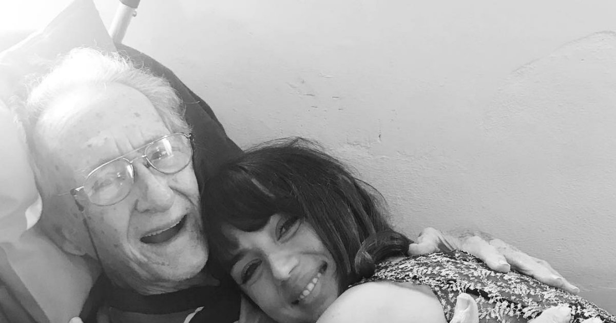 Ana de Armas y su abuelo © Instagram/ Ana de Armas