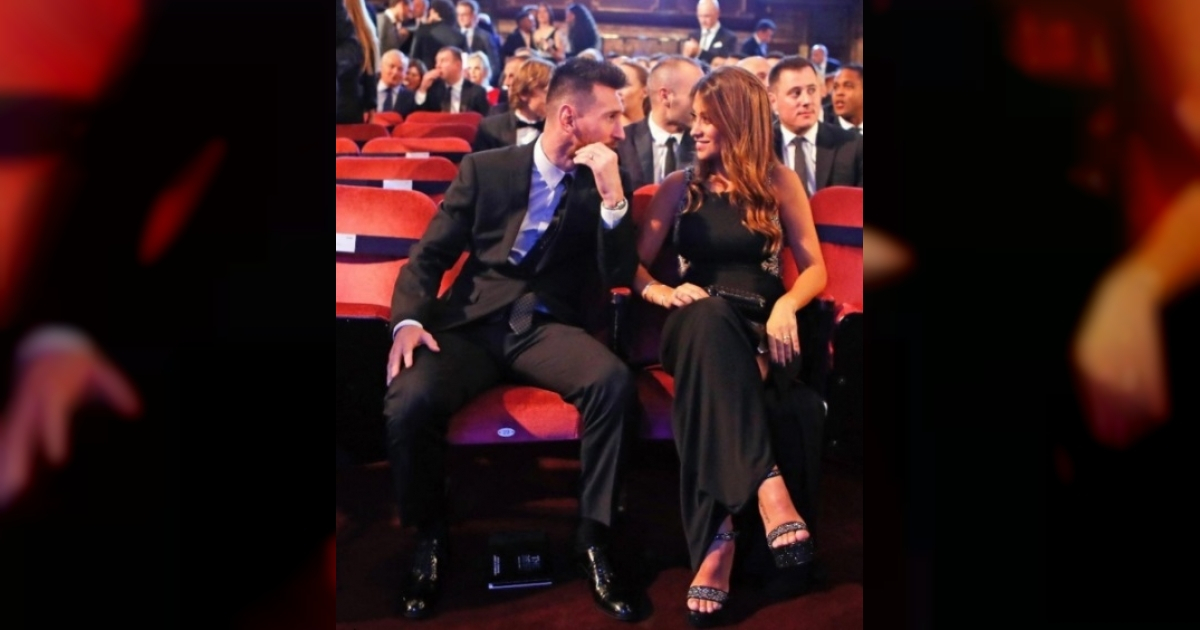 Leo Messi y Antonela Roccuzzo en la gala del premio 'The Best' © Instagram / Antonela Roccuzzo