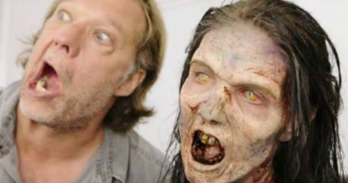 Alerta de "actividad extrema de zombies" en Florida. © TheWalkingDeadRD maquillaje / YouTube.