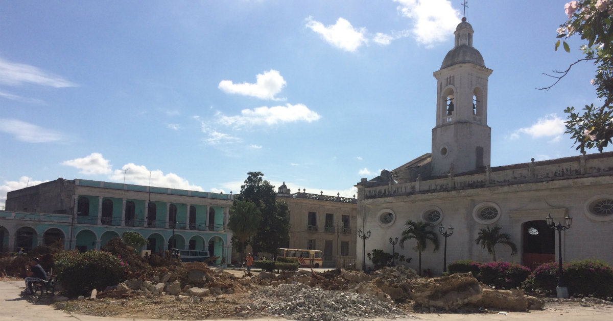 Parque central de la ciudad de Sagua la Grande © CiberCuba