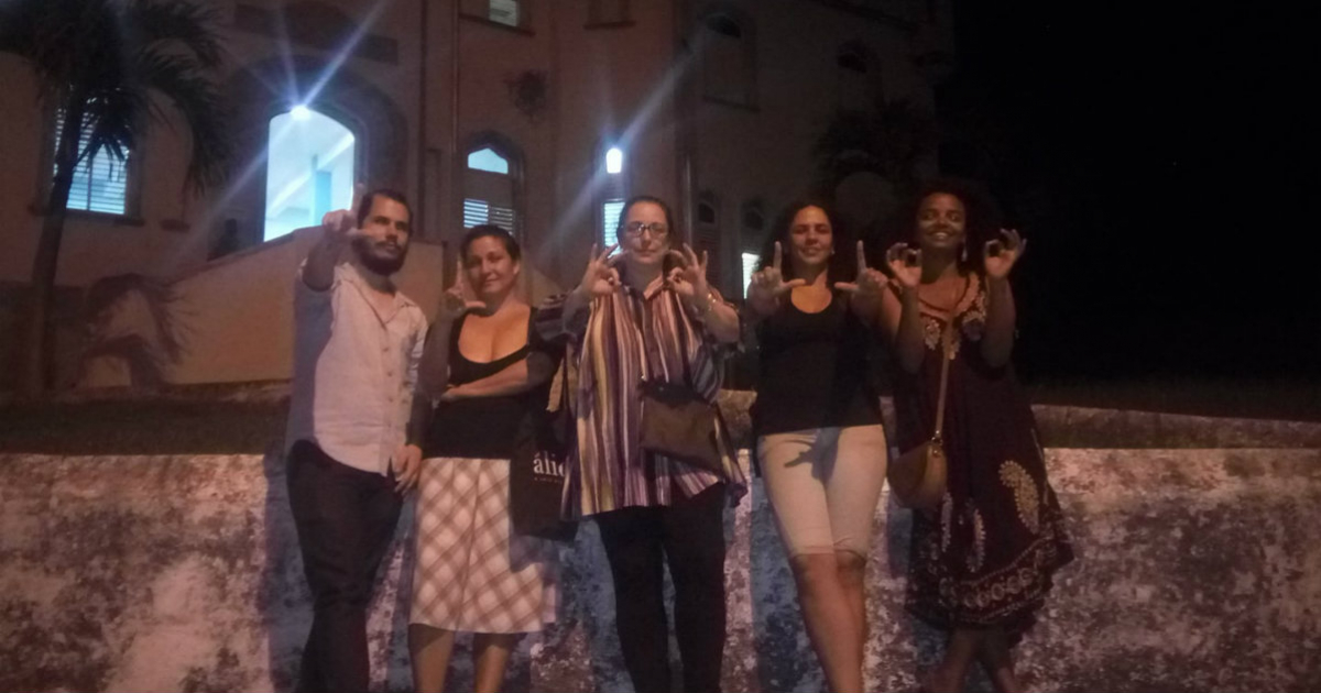 Artistas cubanos exigen liberación de Lia Villares © Facebook/Amaury Pacheco OmniPoeta