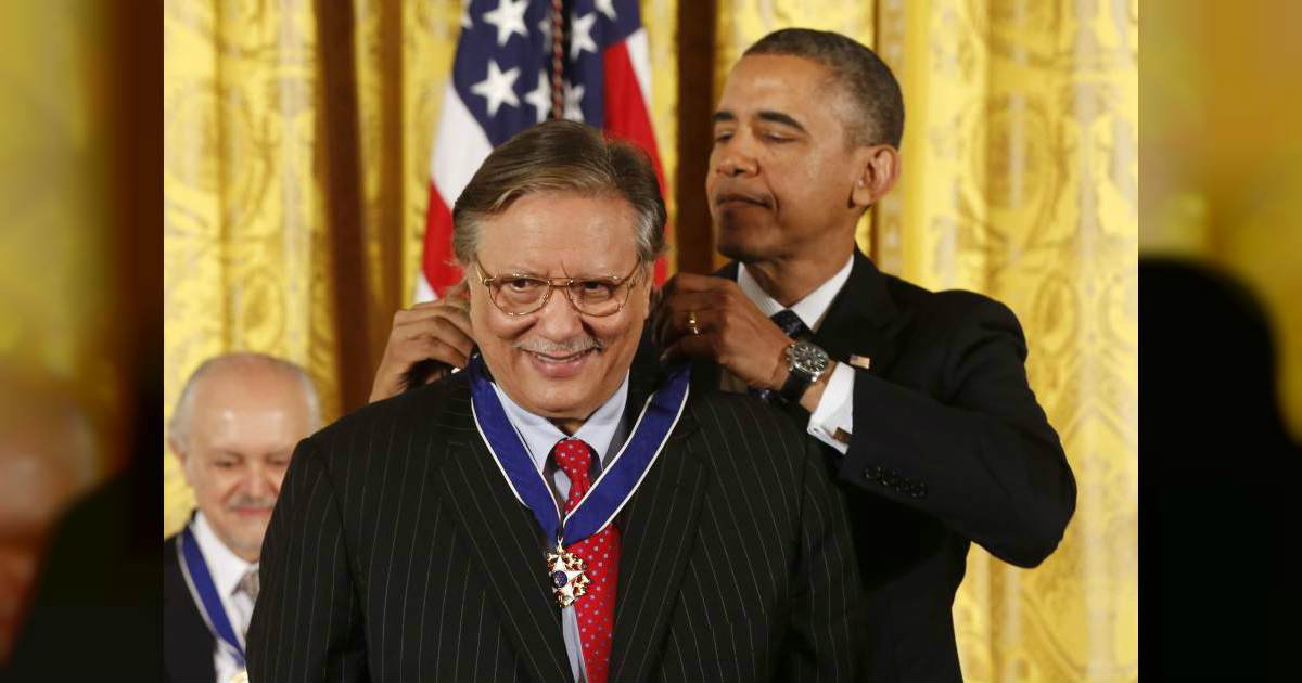 Arturo Sandoval y Barack Obama © Reuters/Larry Downing