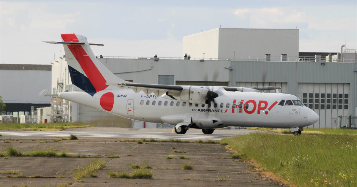 Avión de la aerolínea Hop © Wikimedia