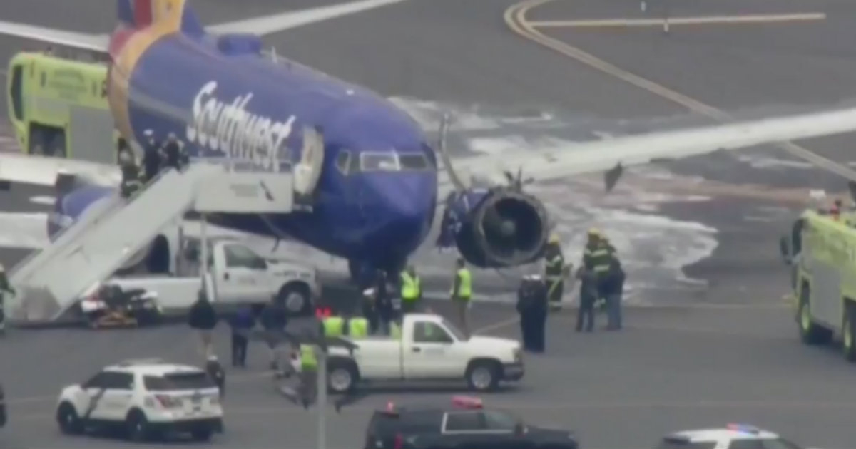 Aterrizaje de emergencia en el aeropuerto de Filadelfia. © YouTube
