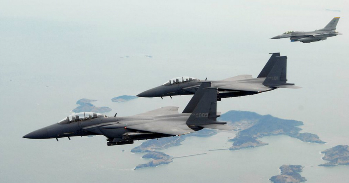 Air Force Boeing F-15K Slam Eagles © Wikipedia